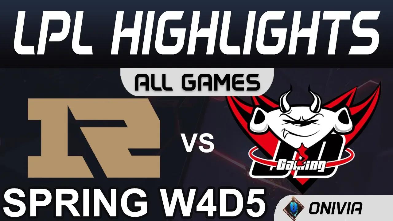 RNG vs JDG Highlights ALL GAMES LPL Spring 2020 W4D5 Royal Never Give Up vs JD Gaming by Onivia thumbnail