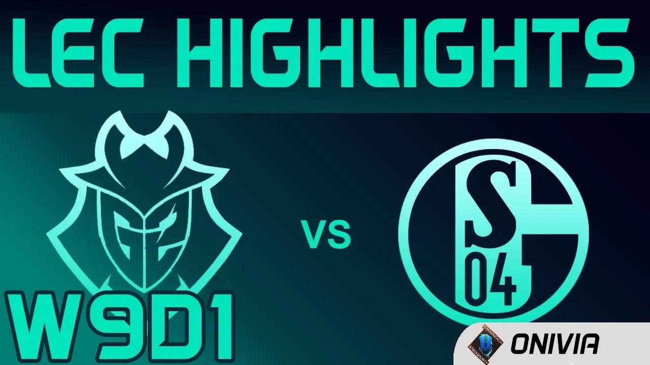 G2 vs S04 Highlights LEC Spring 2020 W9D1 G2 Esports vs FC Schalke 04 LEC Highlights 2020 by Onivia thumbnail