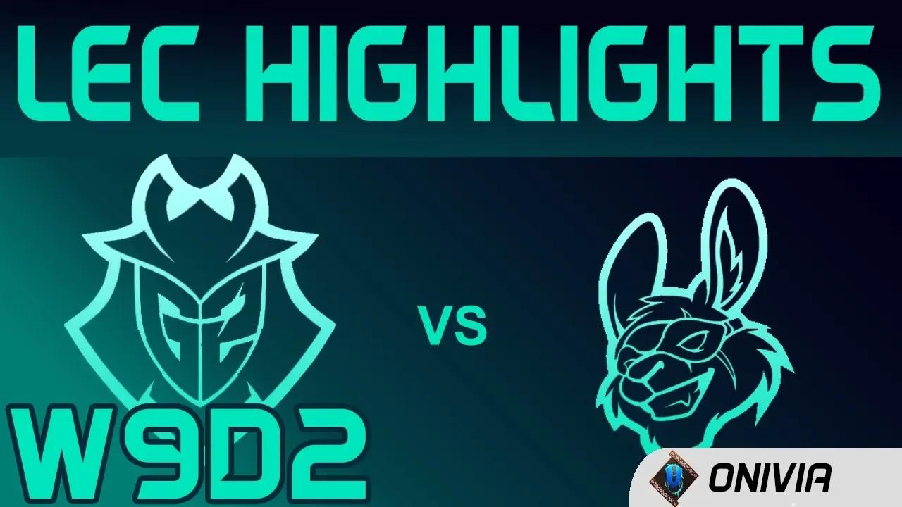 G2 vs MSF Highlights LEC Spring 2020 W9D2 G2 Esports vs Misfits Gaming LEC Highlights 2020 by Onivia thumbnail