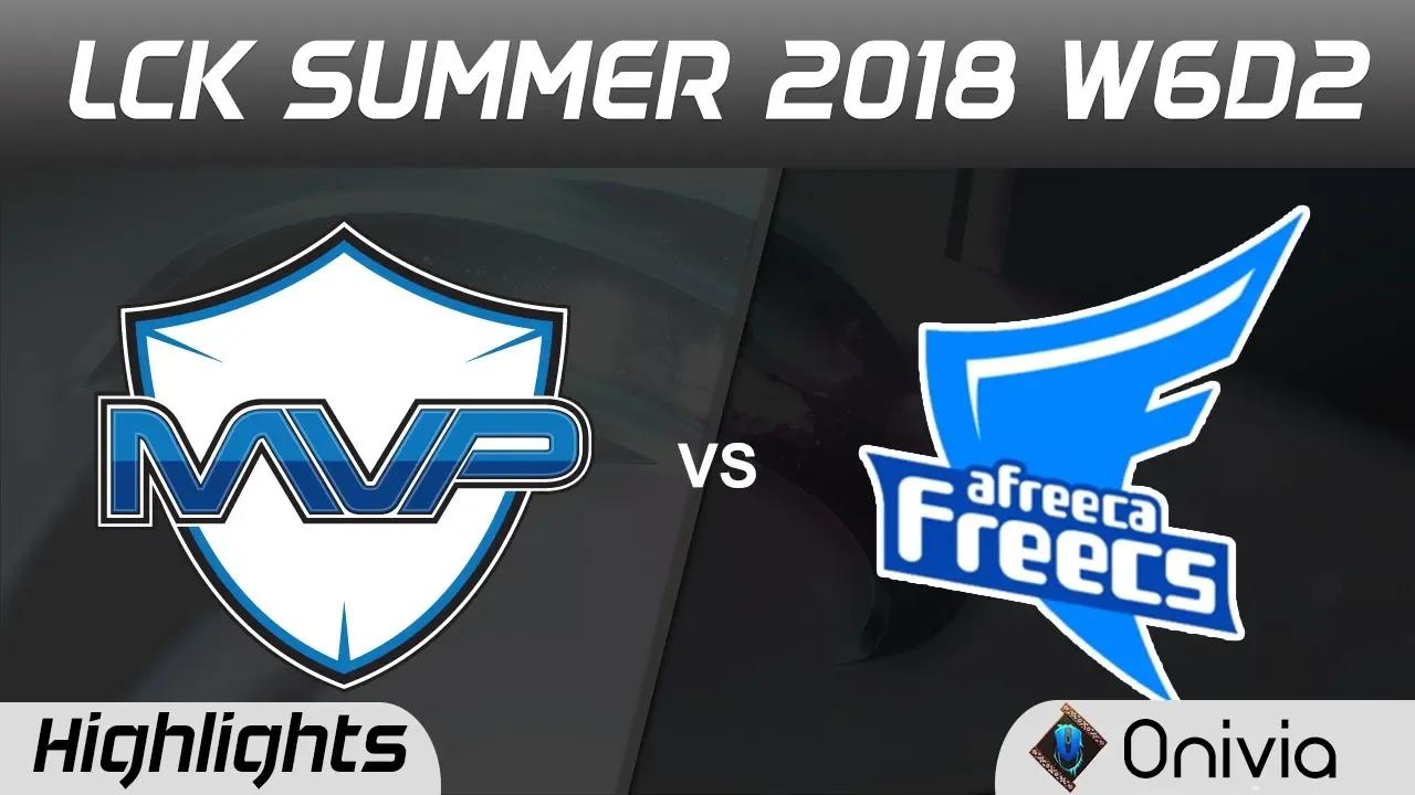 MVP vs AFS Highlights Game 2 LCK Summer 2018 W6D2 MVP vs Afreeca Freecs by Onivia thumbnail