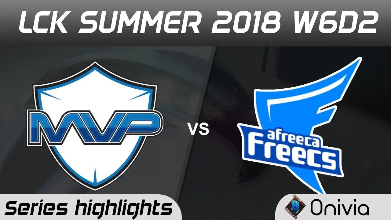 MVP vs AFS Series Highlights LCK Summer 2018 W6D2 MVP vs Afreeca Freecs by Onivia thumbnail