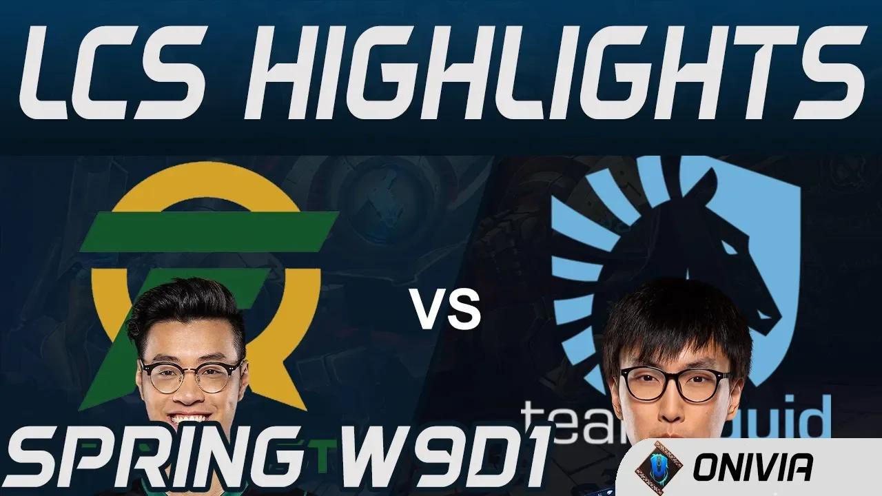 FLY vs TL Highlights LCS Spring 2020 W9D1 Flyquest vs Team Liquid LCS Highlights 2020 by Onivia thumbnail