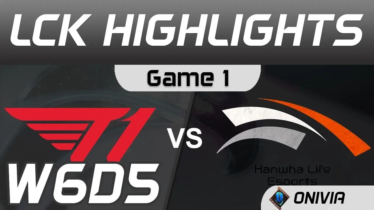 T1 vs HLE Highlights Game 1 LCK Spring 2020 W6D5 T1 vs Hanwha Life Esports LCK Highlights 2020 by On thumbnail