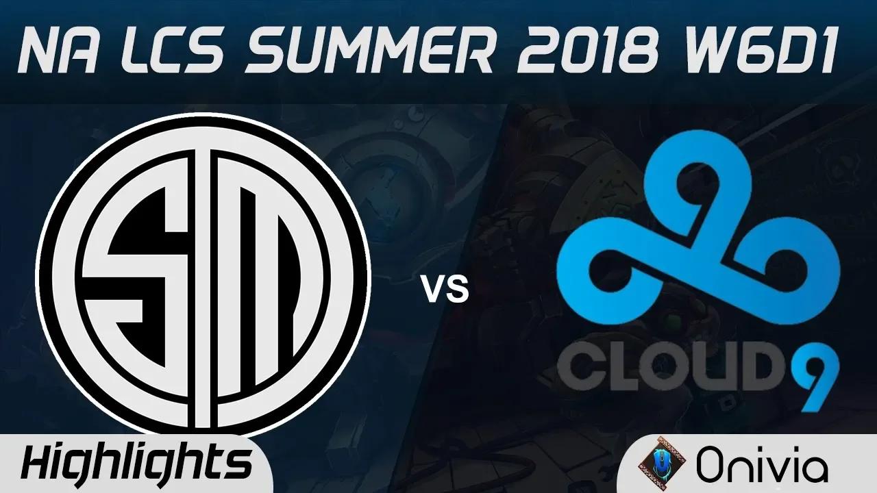 TSM vs C9 Highlights NA LCS Summer 2018 W6D1 Team Solo Mid vs Cloud9 by Onivia thumbnail