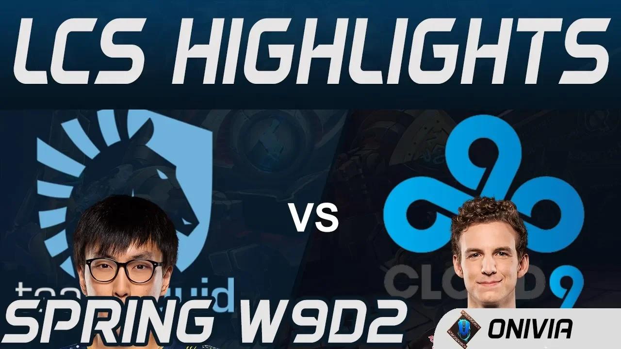 TL vs C9 Highlights LCS Spring 2020 W9D2 Team Liquid vs Cloud9 LCS Highlights 2020 by Onivia thumbnail