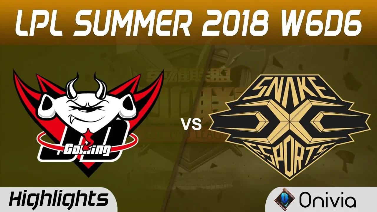 JDG vs SS Highlights Game 2 LPL Summer 2018 W6D6 JD Gaming vs Snake Esports by Onivia thumbnail