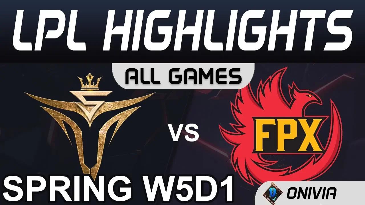 V5 vs FPX Highlights ALL GAMES LPL Spring 2020 W5D1 Victory5 vs FunPlus Phoenix by Onivia thumbnail