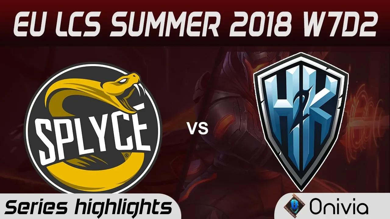 SPY vs H2K Highlights EU LCS Summer 2018 W7D2 Splyce vs H2K Gaming By Onivia thumbnail