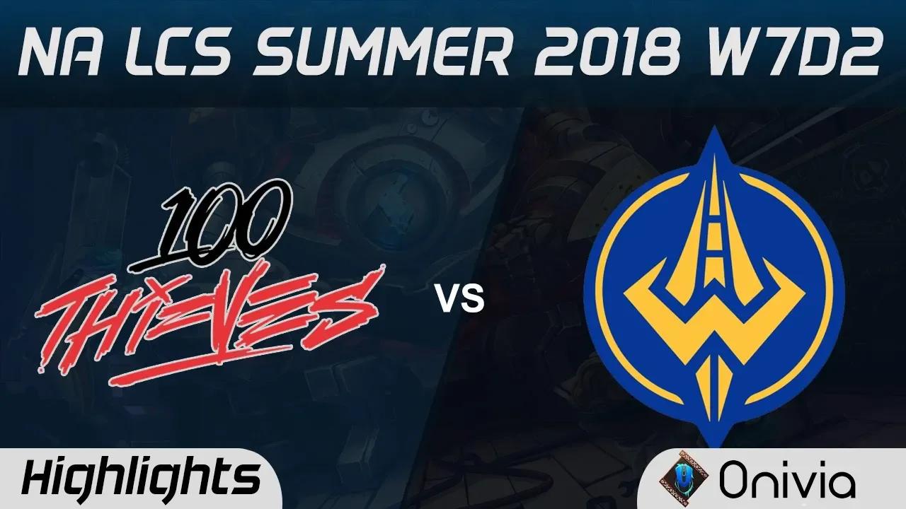 100 vs GGS Highlights NA LCS Summer 2018 W7D2 100 Thieves vs Golden Guardians by Onivia thumbnail