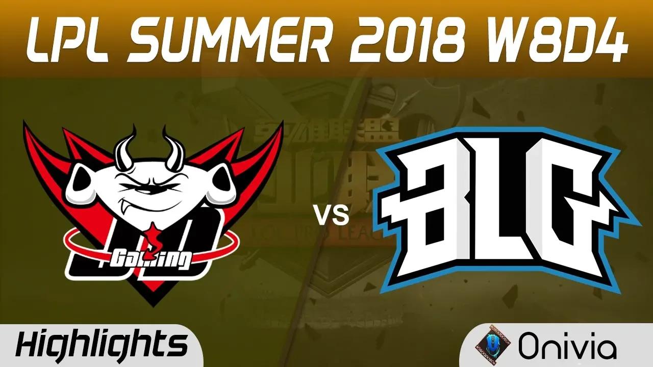 JDG vs BLG Highlights Game 2 LPL Summer 2018 W8D4 JD Gaming vs Bilibili Gaming by Onivia thumbnail