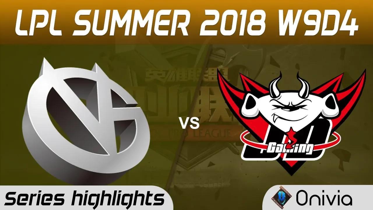 VG vs JDG Series Highlights LPL Summer 2018 W9D4 Vici Gaming vs JD Gaming by Onivia thumbnail