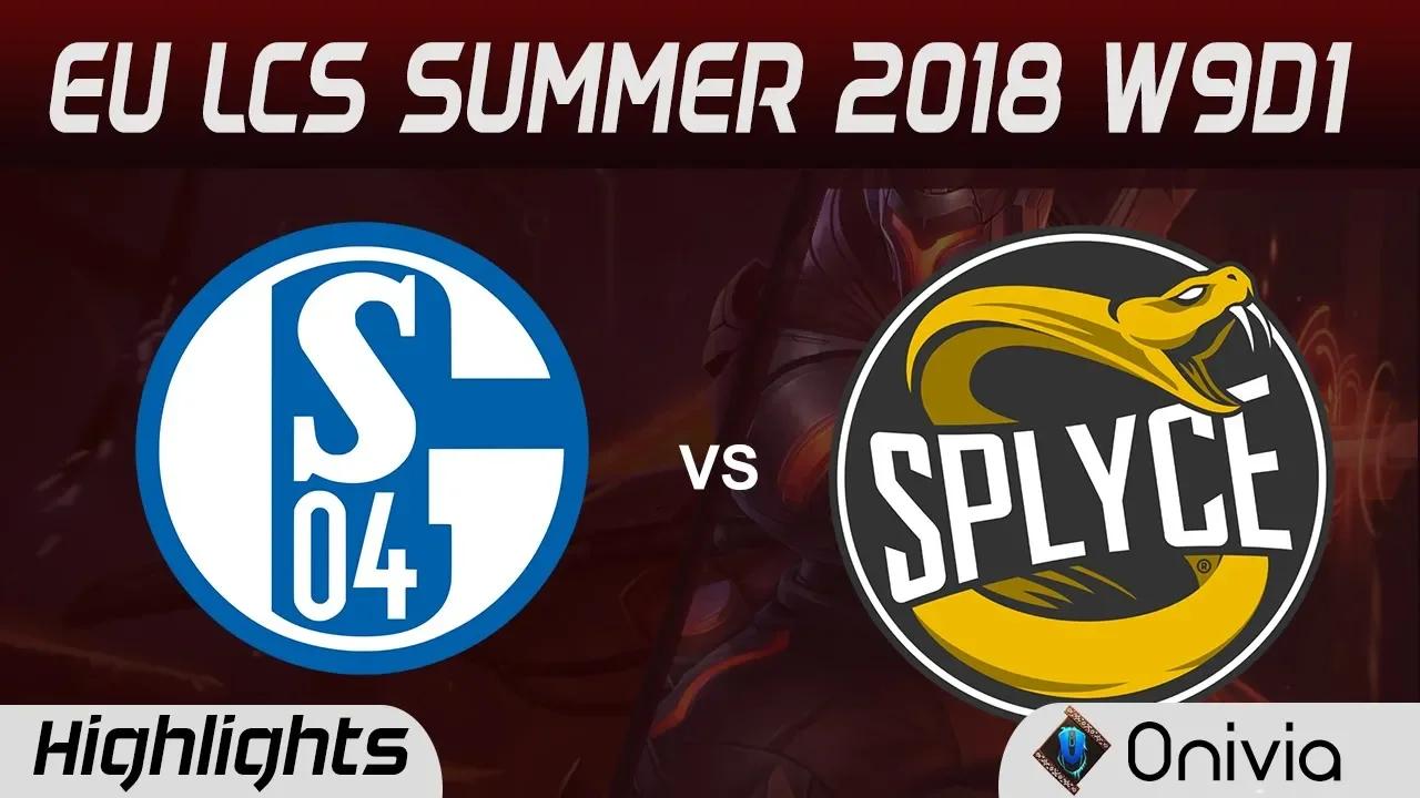 S04 vs SPY Highlights EU LCS Summer 2018 W9D1 FC Schalke 04 vs Splyce By Onivia thumbnail