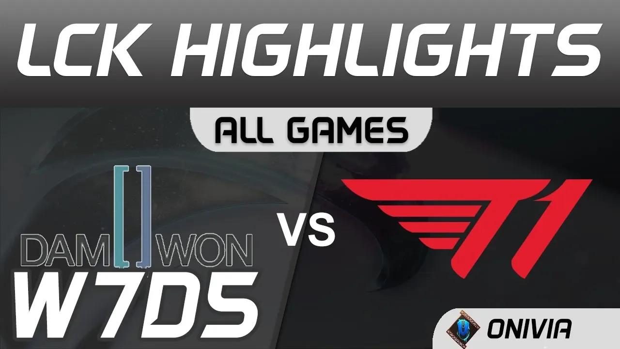 DWG vs T1 ALL GAMES Highlights LCK Spring 2020 W7D5 DAMWON Gaming vs T1 Esports LCK Highlights 2020 thumbnail