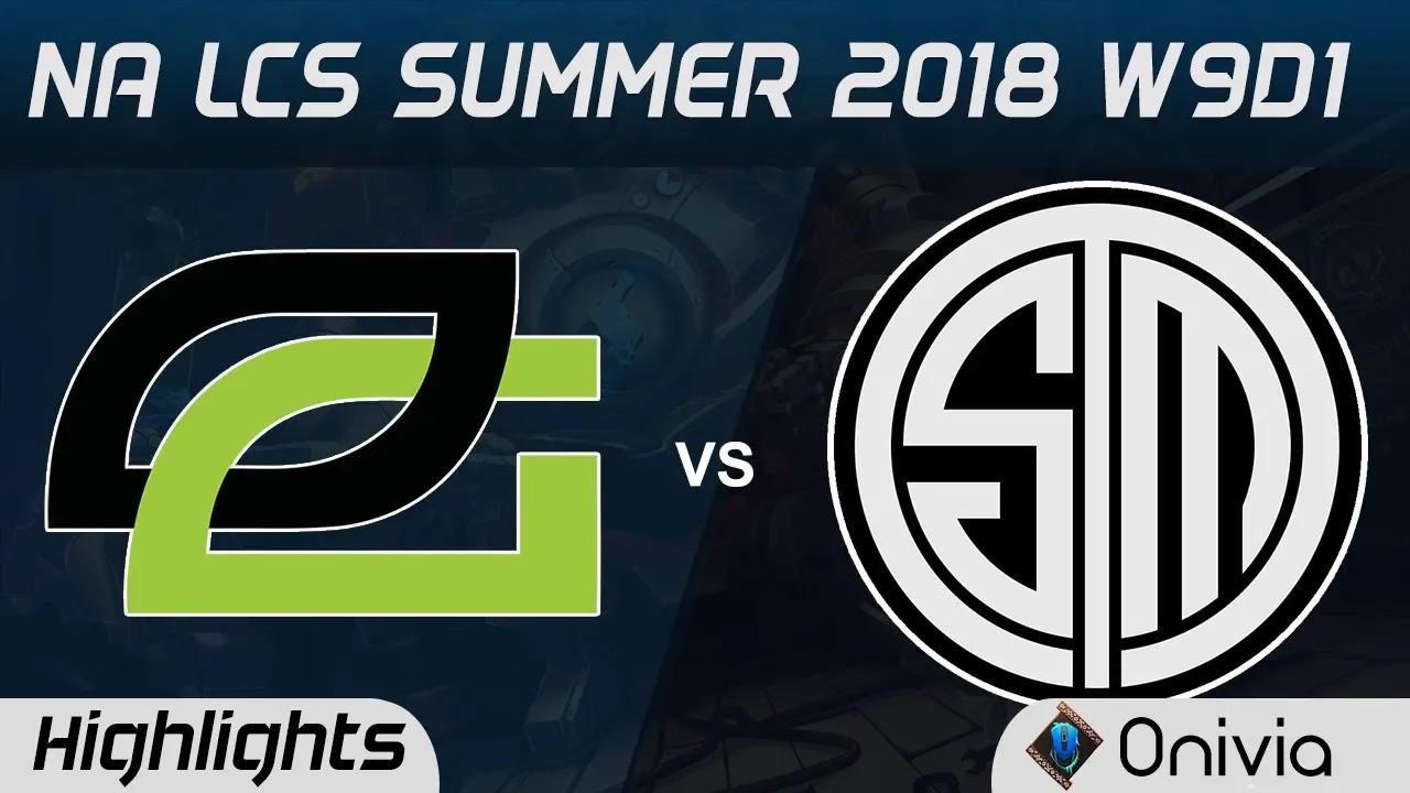 OPT vs TSM Highlights NA LCS Summer 2018 W9D1 Optic Gaming vs Team Solo Mid by Onivia thumbnail