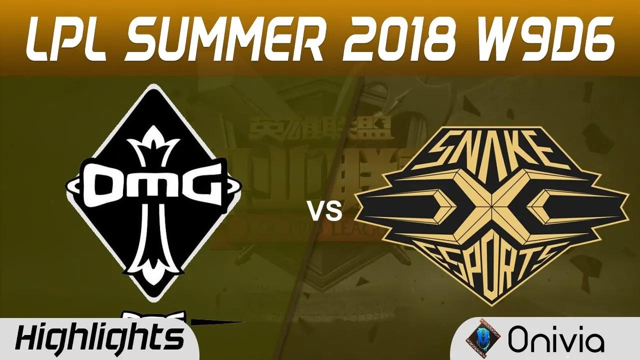 OMG vs SS Highlights Game 2 LPL Summer 2018 W9D6 Oh My God vs Snake Esports by Onivia thumbnail