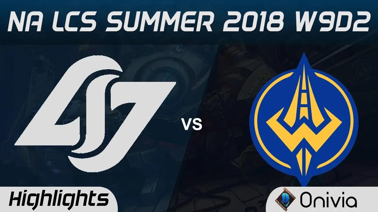 CLG vs GGS Highlights NA LCS Summer 2018 W9D2 Counter Logic Gaming vs Golden Guardians by Onivia thumbnail