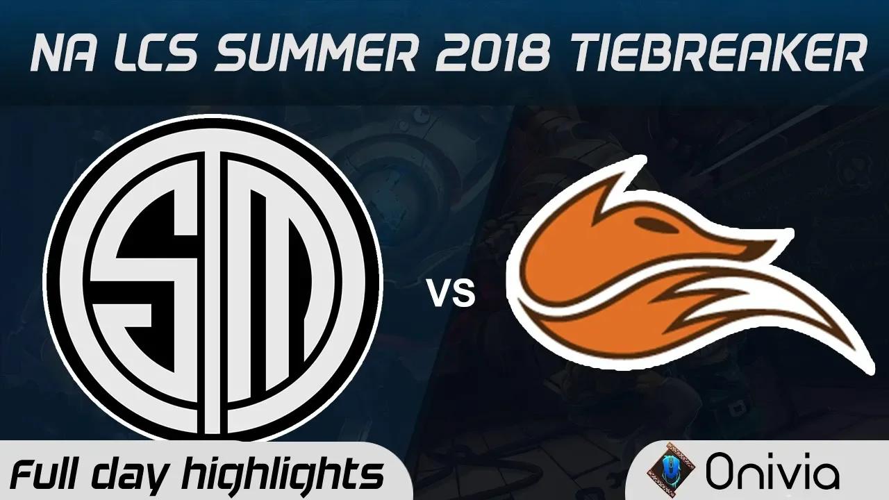 TSM vs FOX Tiebreaker Highlights NA LCS Summer 2018 Team Solo Mid vs Echo Fox by Onivia thumbnail