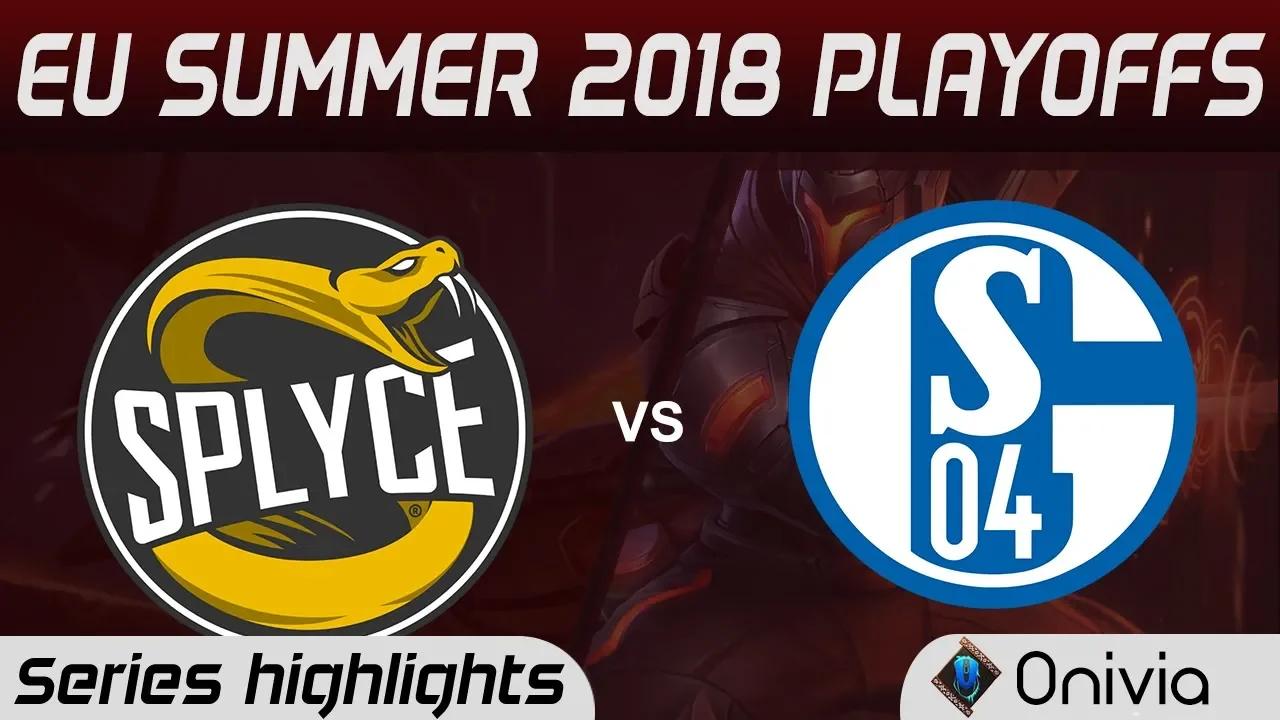 SPY vs S04 Highlights Game 2 EU LCS Summer Playoffs 2018 Splyce vs FC Schalke 04 By Onivia thumbnail