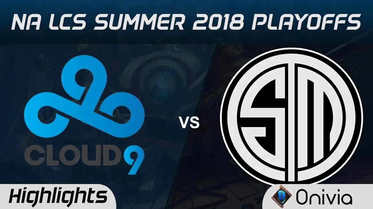 C9 vs TSM Highlights Game 1 NA LCS Summer Playoffs 2018 Cloud9 vs Team Solo Mid by Onivia thumbnail