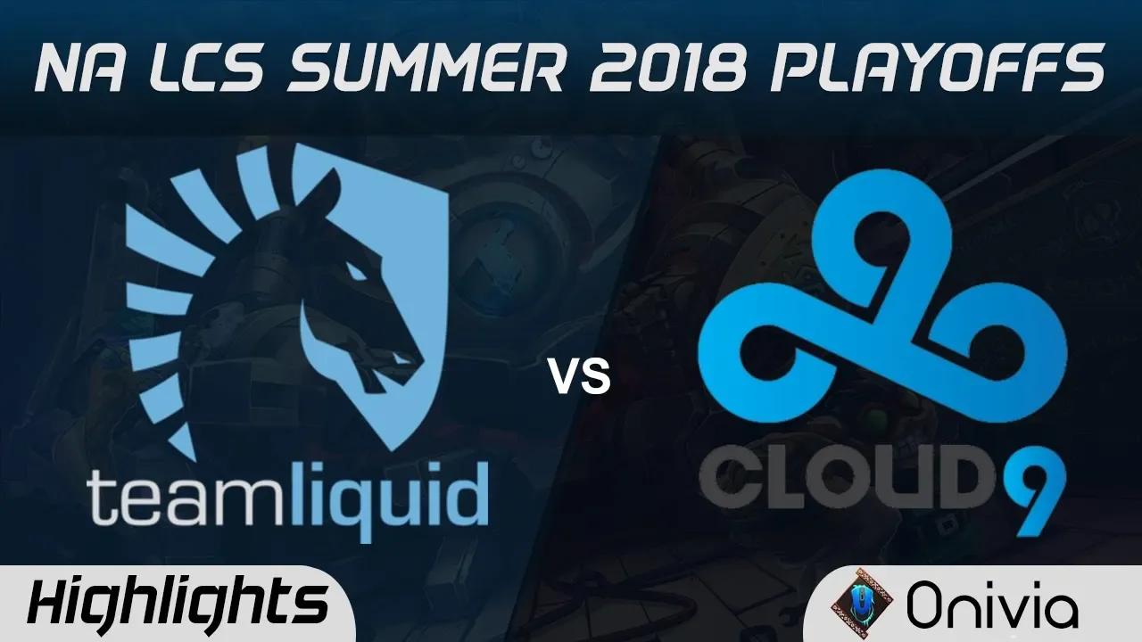 TL vs C9 Highlights Game 2 NA LCS Summer Playoffs 2018 Team Liquid vs Cloud9 by Onivia thumbnail