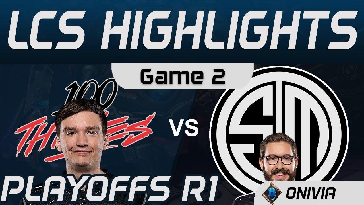 100 vs TSM Highlights Game 2 LCS Spring Playoffs 2020 100 Thieves vs Team Solo Mid by Onivia thumbnail