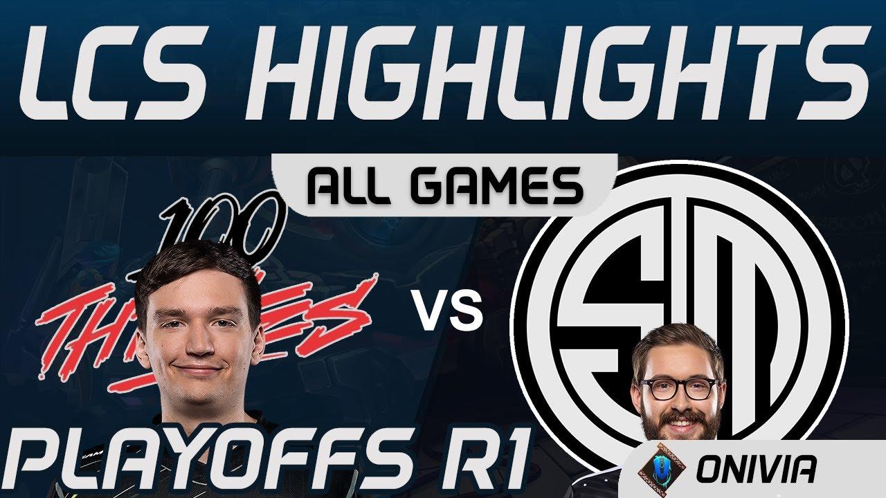 100 vs TSM ALL Games Highlights LCS Spring Playoffs 2020 100 Thieves vs Team Solo Mid by Onivia thumbnail