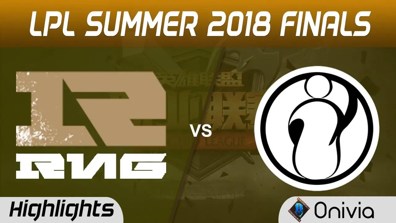 RNG vs IG Highlights Game 2 LPL Summer Finals 2018 Royal Never Give Up vs Invictus Gaming by Onivia thumbnail