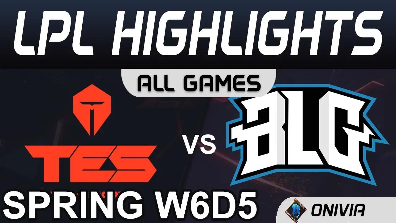 TES vs BLG Highlights ALL GAMES LPL Spring 2020 W6D5 Top Esports vs Bilibili Gaming by Onivia thumbnail