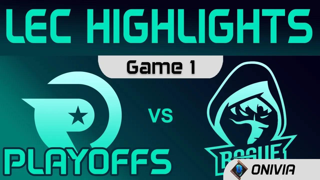 OG vs RGE Highlights Game 1 Playoffs Round2 LEC Spring 2020 Origen vs Rogue LEC Highlights by Onivia thumbnail