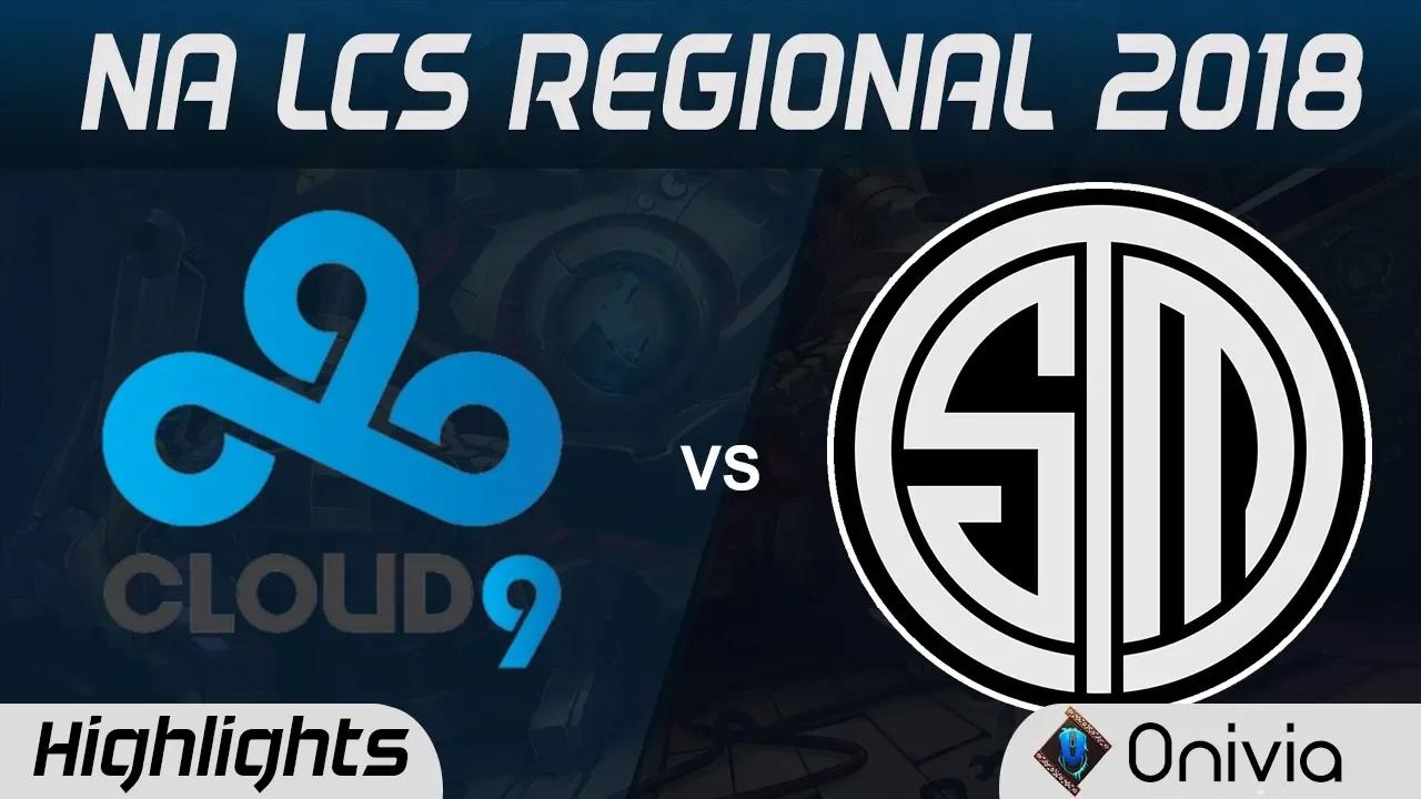 C9 vs TSM Highlights Game 2 NA LCS Regional 2018 Cloud9 vs Team Solo Mid by Onivia thumbnail