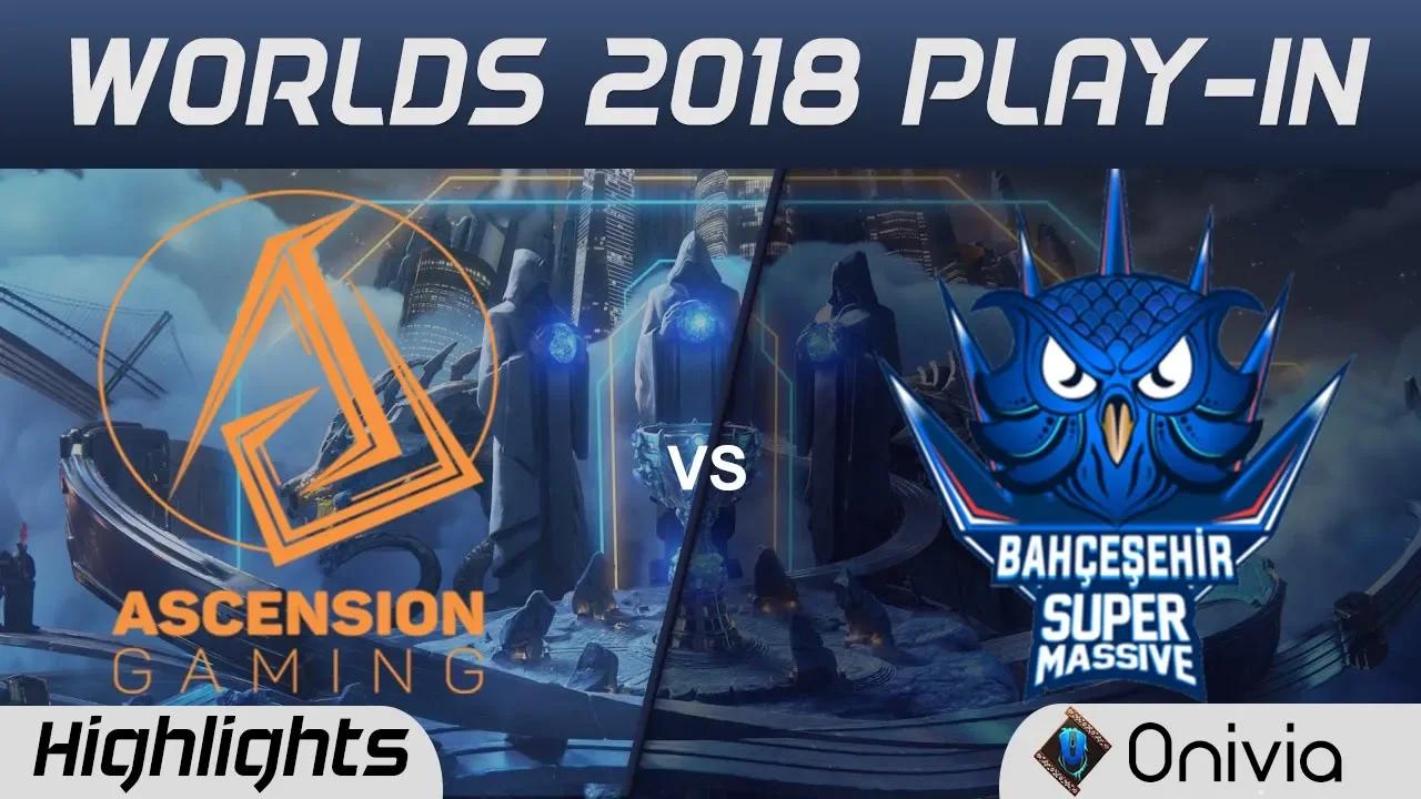 ASC vs SUP Highlights Worlds 2018 Play In Ascension Gaming vs SuperMassive Esports by Onivia thumbnail