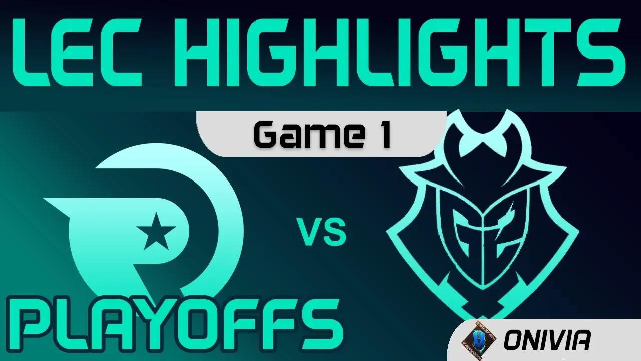 OG vs G2 Highlights Game 1 Round3 LEC Spring 2020 Origen vs G2 Esports LEC Highlights by Onivia thumbnail