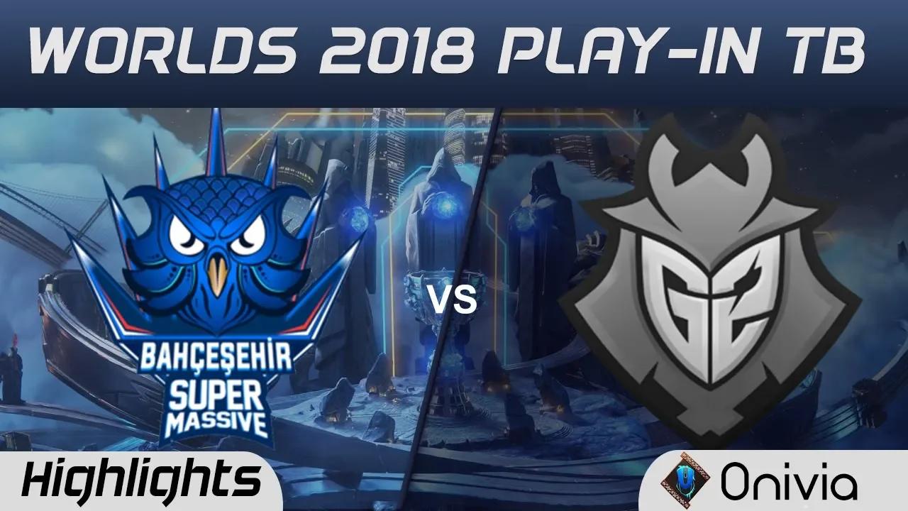 SUP vs G2 Tiebreaker Highlights Worlds 2018 Play In SuperMassive Esports vs G2 Esports by Onivia thumbnail