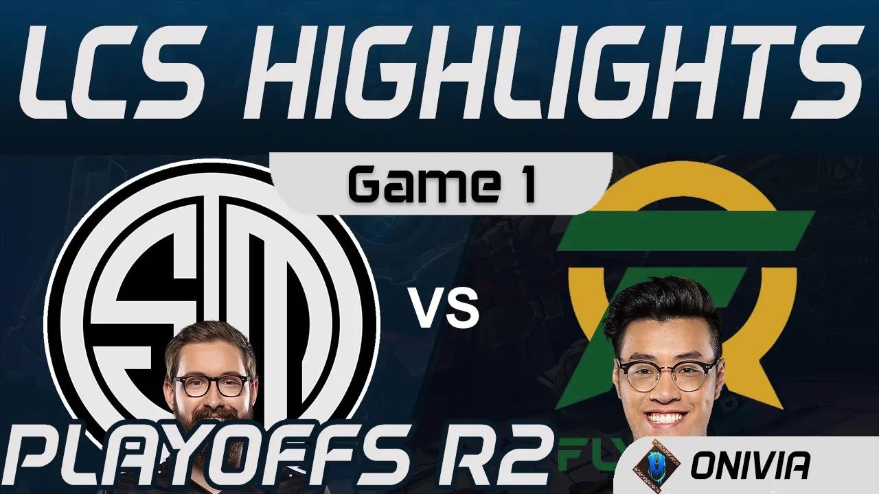 TSM vs FLY Highlights Game 1 Playoffs R2 LCS Spring 2020 Team Solo Mid vs Flyquest by Onivia thumbnail