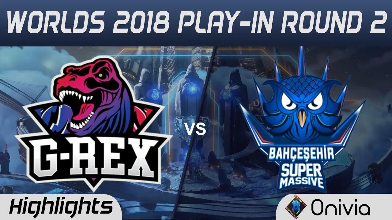 GRX vs SUP Highlights Game 1 Worlds 2018 Play In Round 2 G Rex vs SuperMassive by Onivia thumbnail