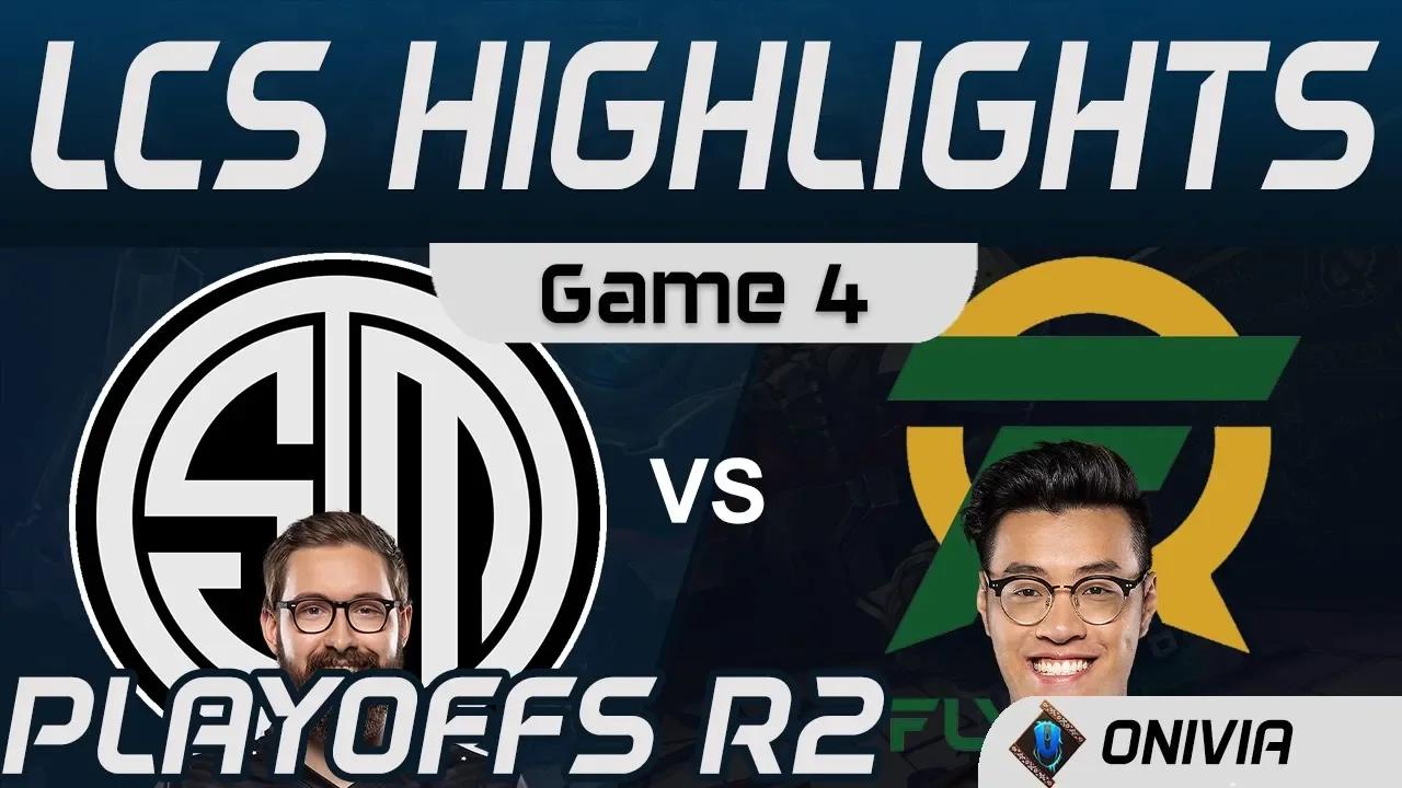 TSM vs FLY Highlights Game 4 Playoffs R2 LCS Spring 2020 Team Solo Mid vs Flyquest by Onivia thumbnail