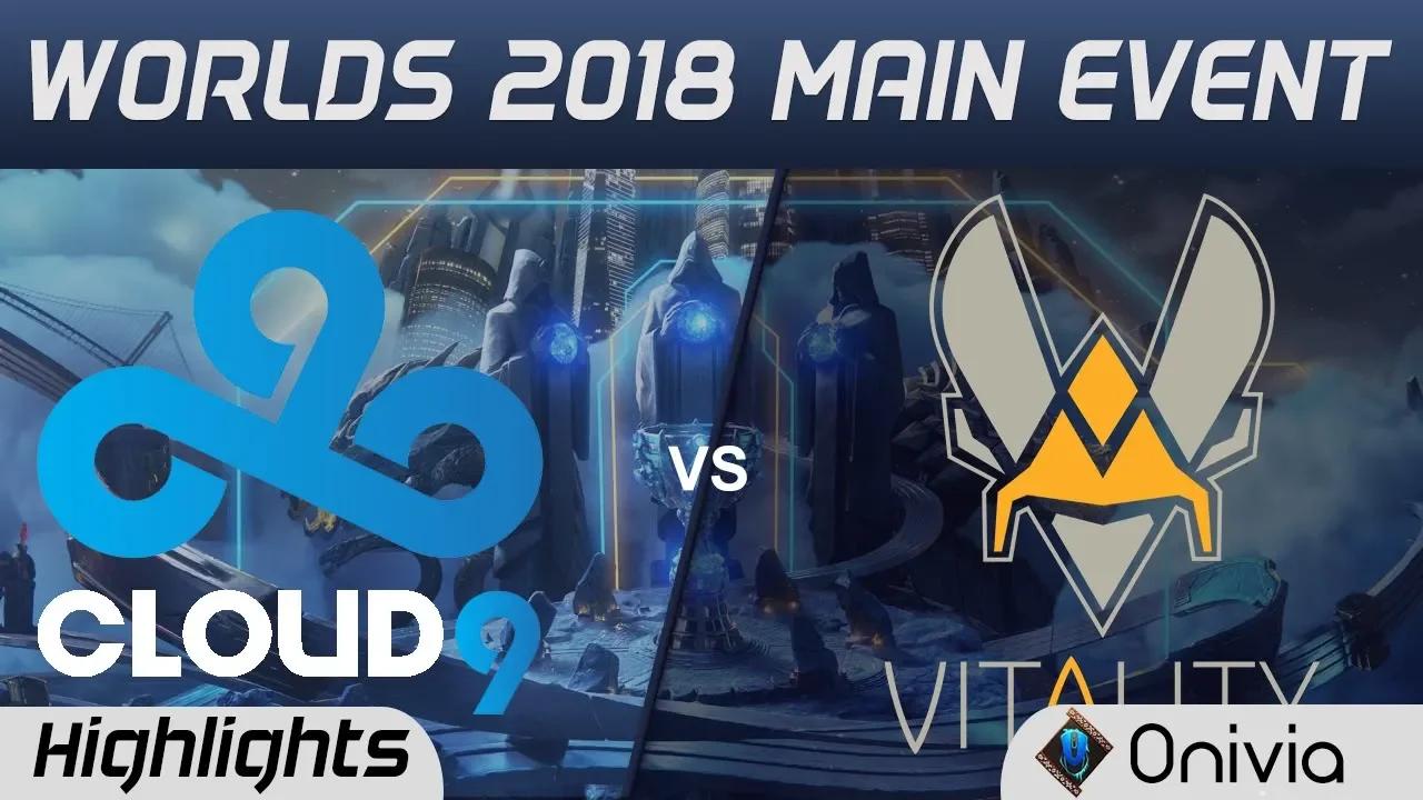 C9 vs VIT Highlights Worlds 2018 Main Event Cloud9 vs Team Vitality by Onivia thumbnail