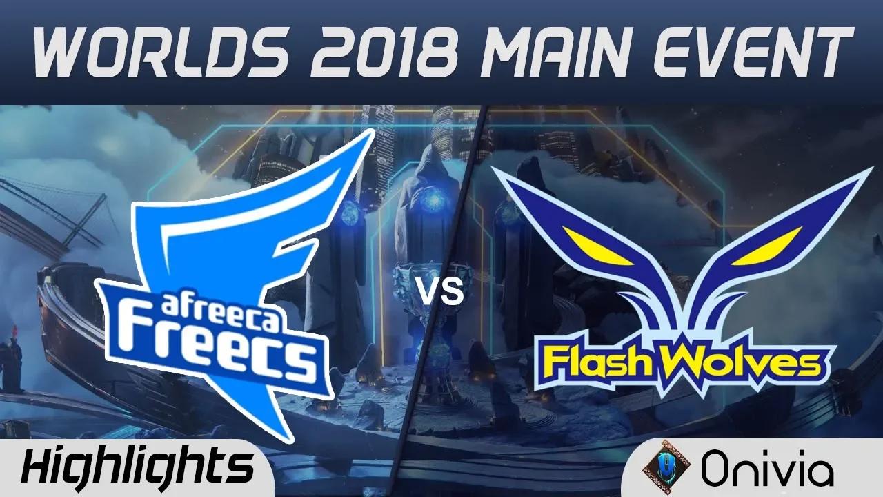 AFS vs FW Highlights Worlds 2018 Main Event Afreeca Freecs vs Flash Wolves by Onivia thumbnail