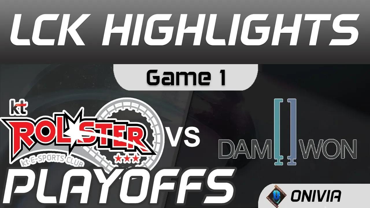 KT vs DWG Highlights Game 1 Round1 LCK Spring 2020 KT Rolster vs DAMWON Gaming LCK Highlights 2020 b thumbnail