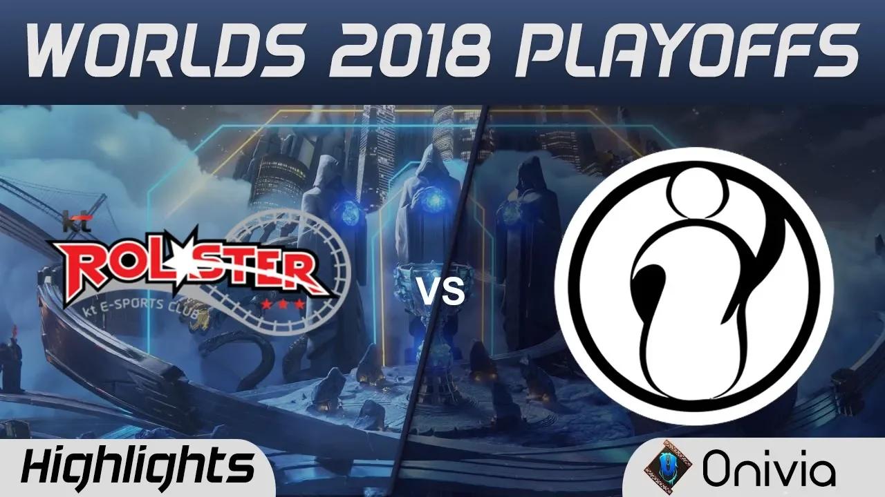 KT vs IG Game 1 Highlights Worlds 2018 Playoffs KT Rolster vs Invictus Gaming by Onivia thumbnail