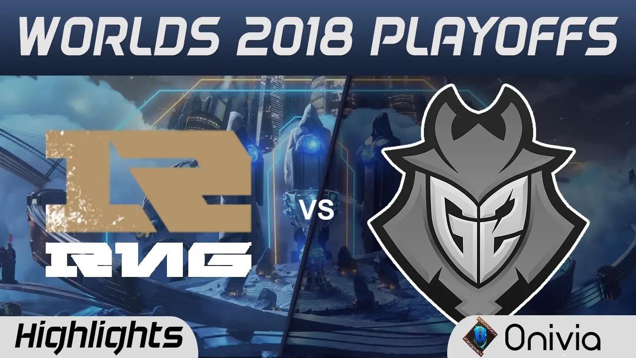 RNG vs G2 Game 5 Highlights Worlds 2018 Playoffs Royal Never Give Up vs G2 Esports by Onivia thumbnail