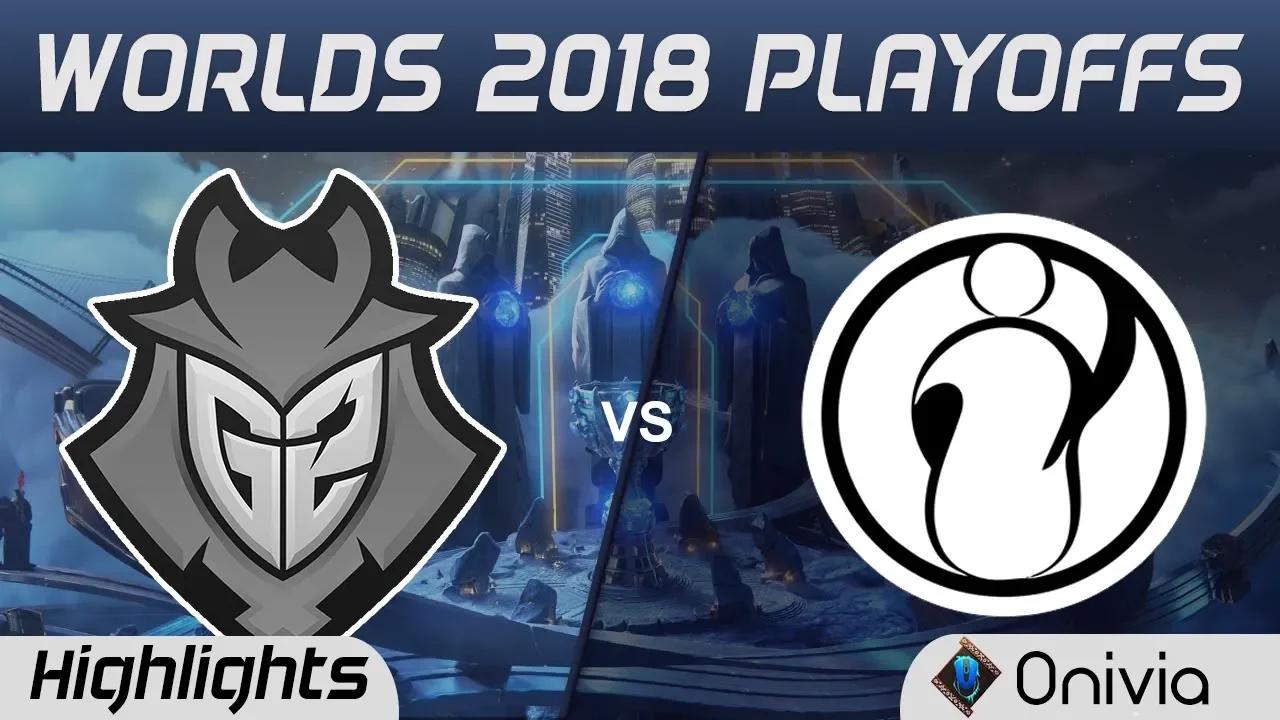 G2 vs IG Game 1 Highlights Worlds 2018 Playoffs G2 Esports vs Invictus Gaming by Onivia thumbnail