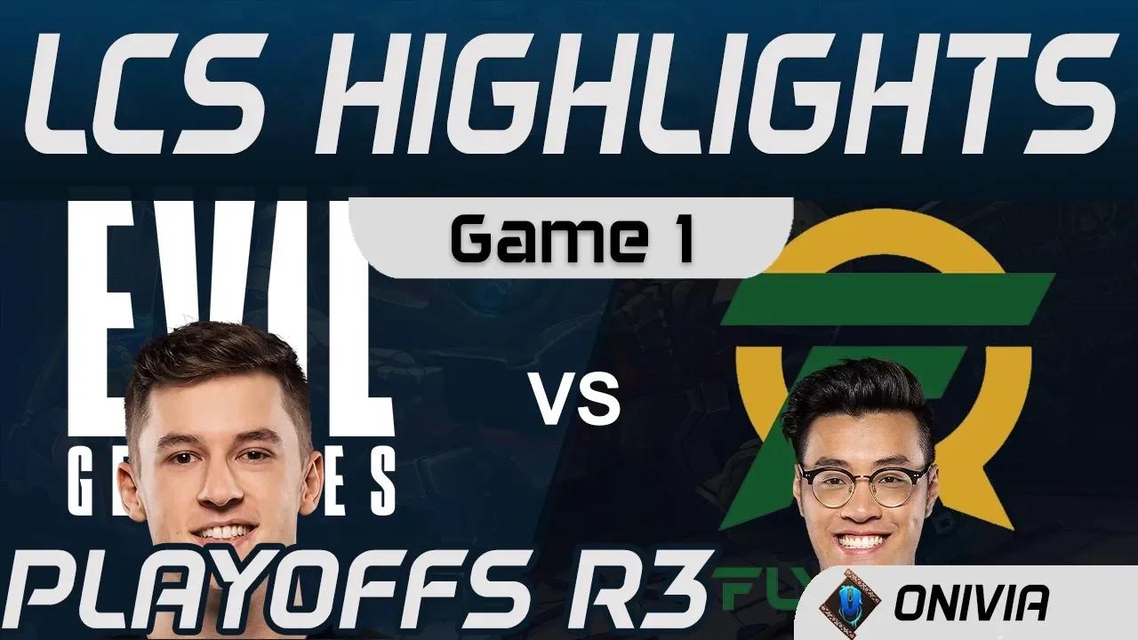 EG vs FLY Highlights Game 1 Playoffs R3 LCS Spring 2020 Evil Geniuses vs Flyquest by Onivia thumbnail