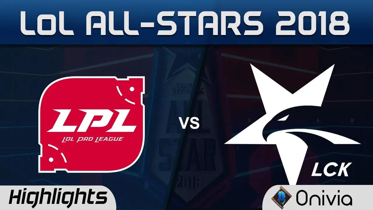 LPL vs LCK Highlights LoL All Stars 2018 thumbnail