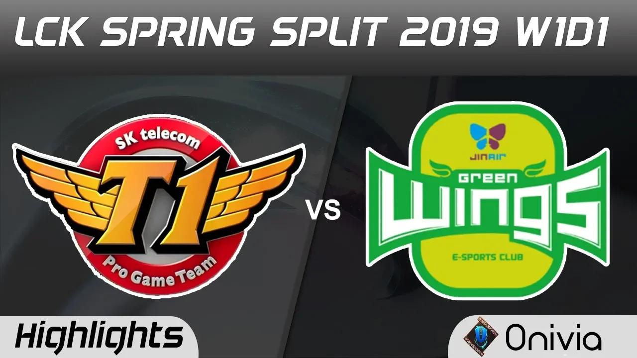 SKT vs JAG Highlights Game 2 LCK Spring 2019 W1D1 SK Telecom T1 vs Jin Air GreenWings by Onivia thumbnail