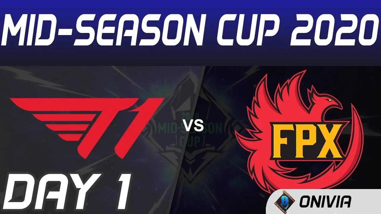 T1 vs FPX Highlights Day 1 Mid Season Cup 2020 T1 vs FunPlus Phoenix by Onivia thumbnail