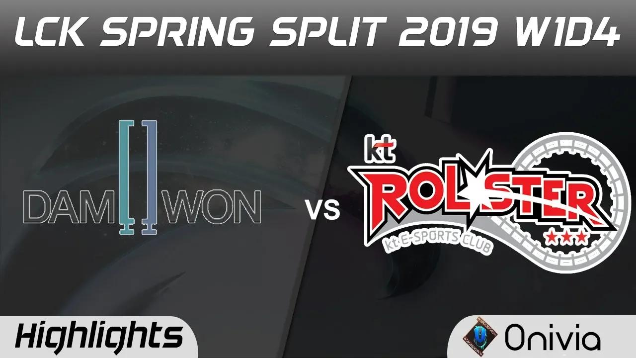 DWG vs KT Highlights Game 2 LCK Spring 2019 W1D4 Damwong Gaming vs KT Rolster by Onivia thumbnail