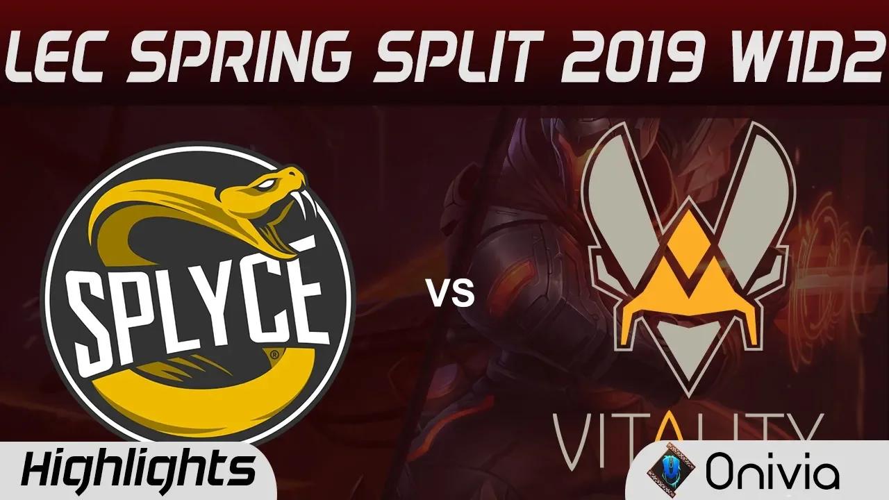 SPY vs VIT Highlights LEC Spring Split 2019 Splyce vs Team Vitality By Onivia thumbnail