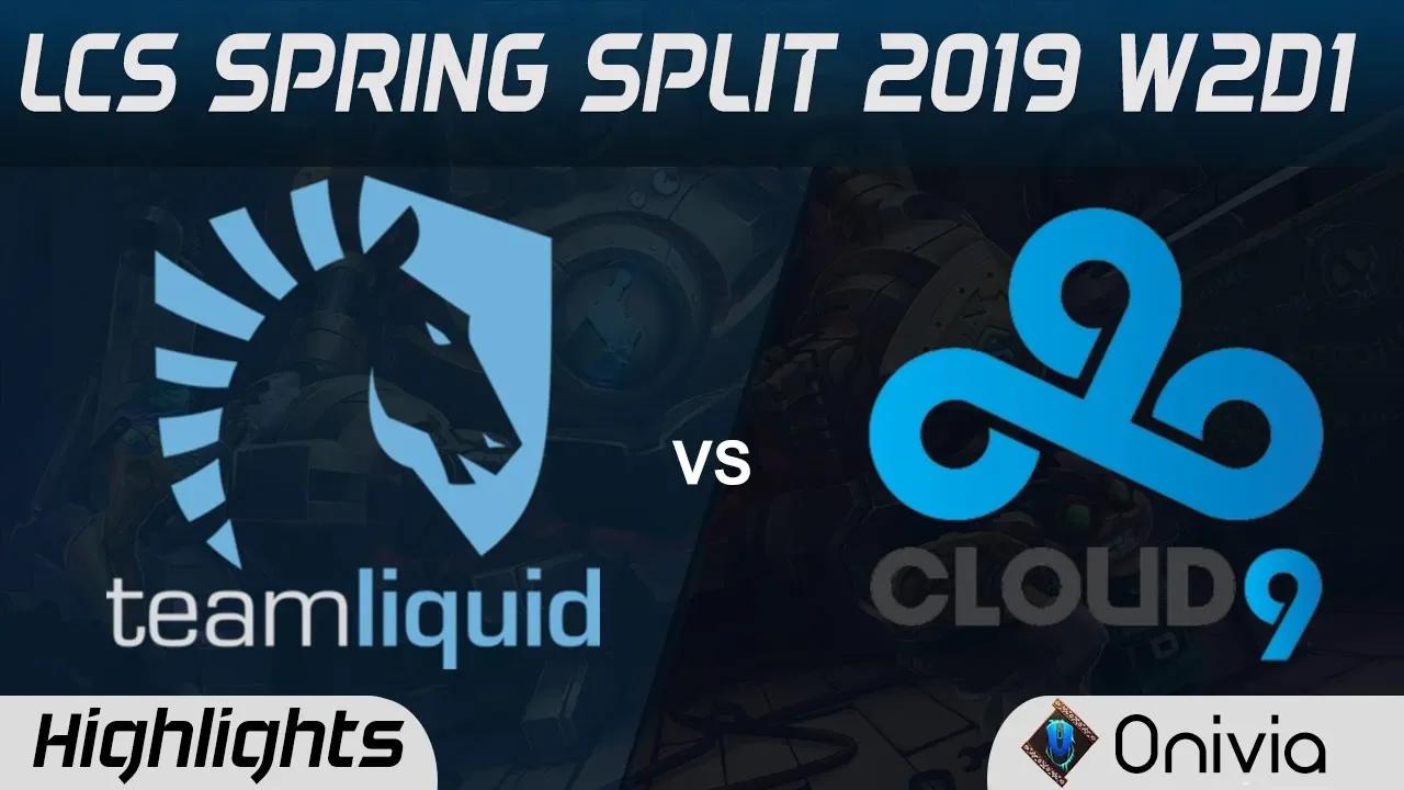 TL vs C9 Highlights LCS Spring Split 2019 W1D1 Team Liquid vs Cloud9 by Onivia thumbnail