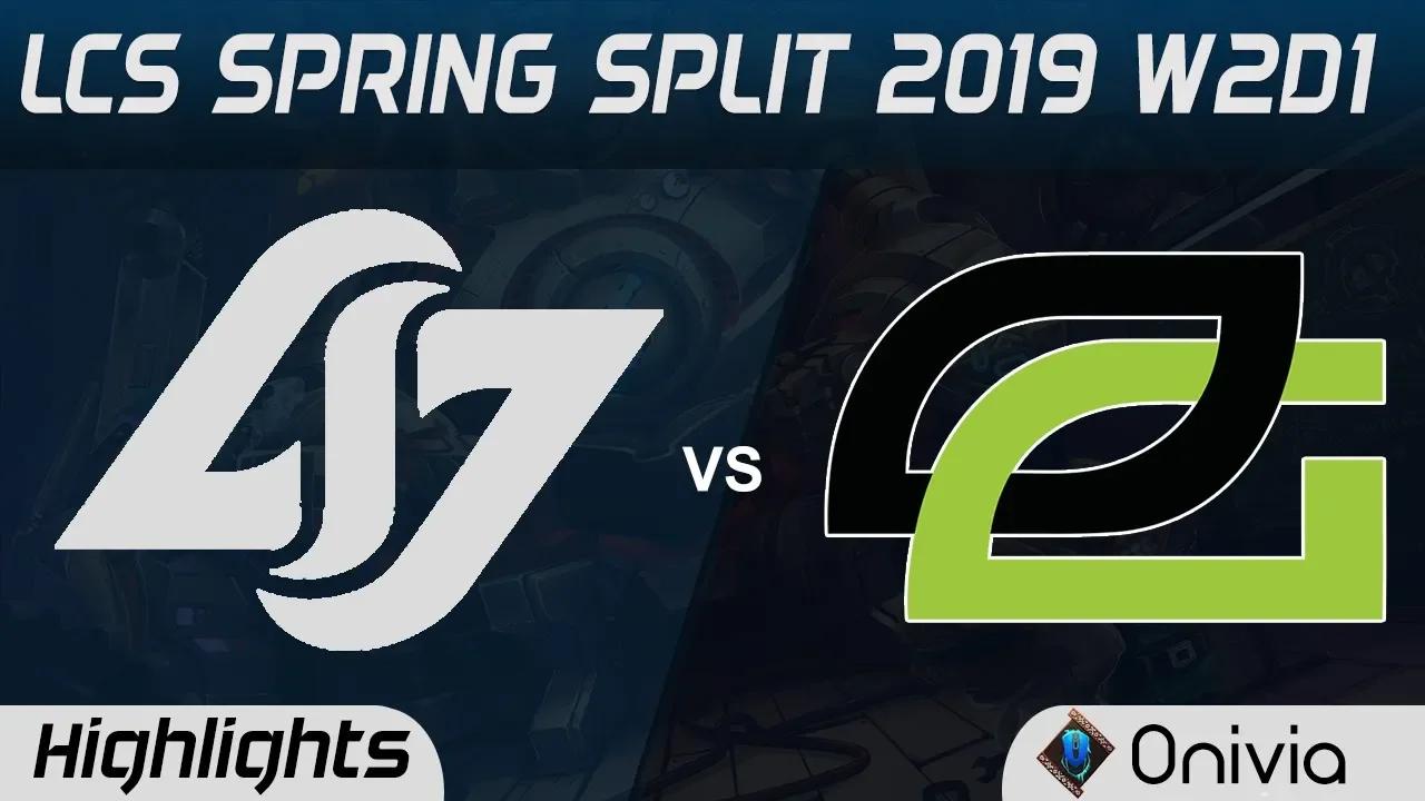 CLG vs OPT Highlights LCS Spring Split 2019 W1D1 Counter Logic Gaming vs Optic Gaming by Onivia thumbnail